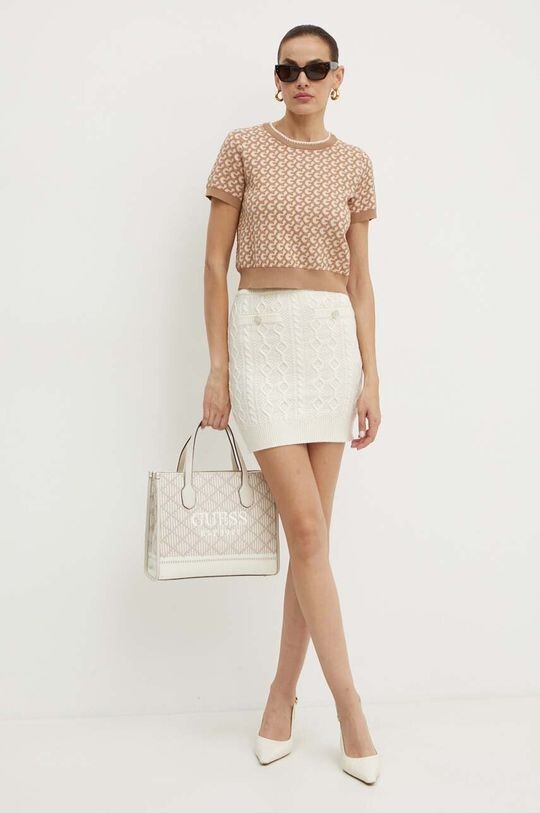 

ЭШЛИ свитер Guess, коричневый