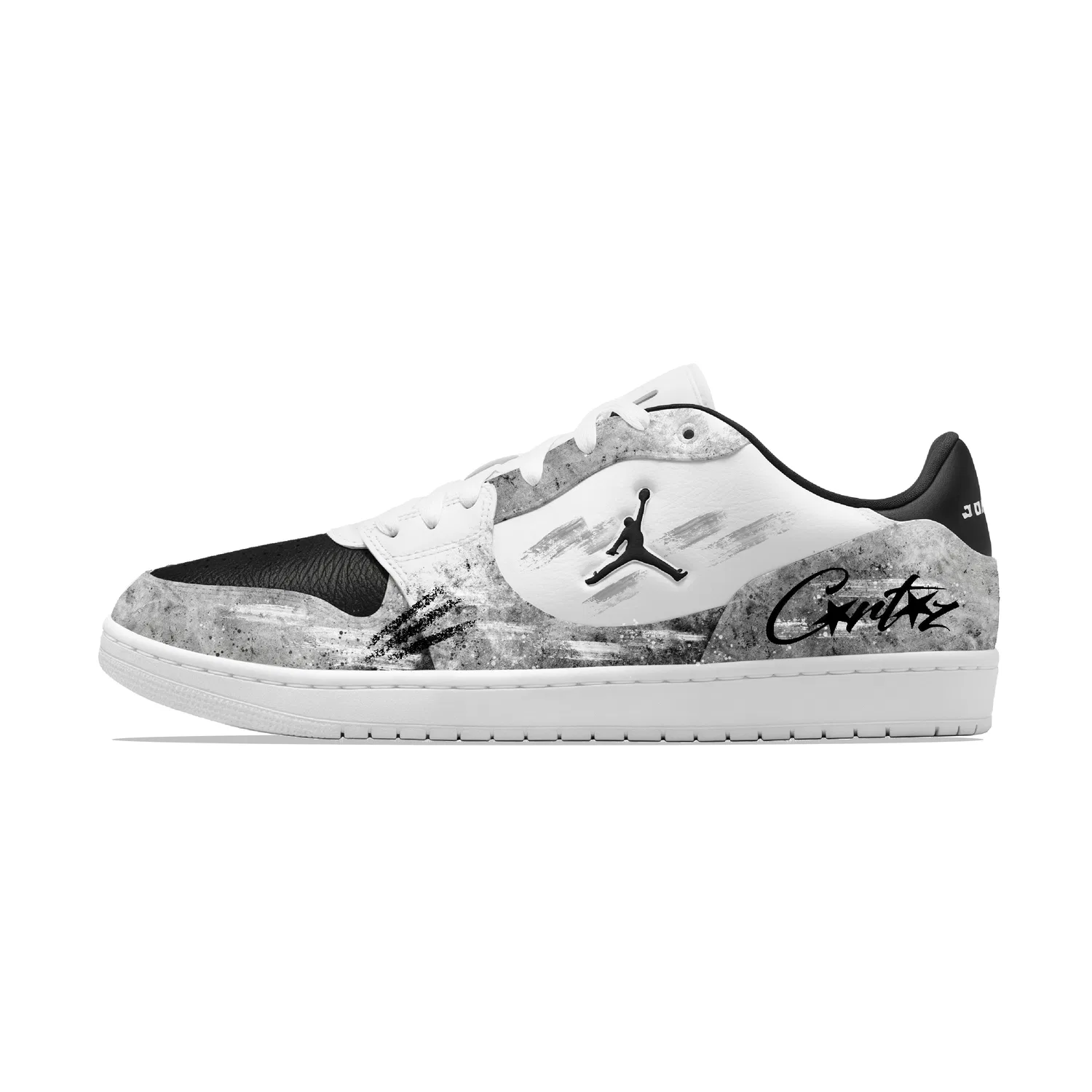 Кроссовки баскетбольные низкие Jordan Mist Edge Black/Gray — фото 3