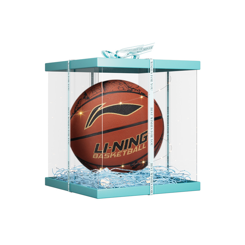 

LINING Резиновый баскетбольный мяч brown размер 5 7 тренировочный соревновательный unisex china