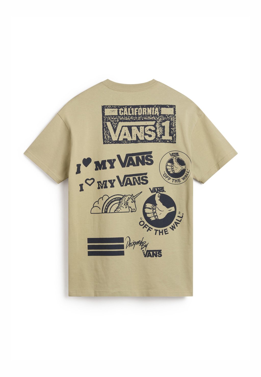 

Футболка с принтом MIXED MESSAGES Vans, бежевый