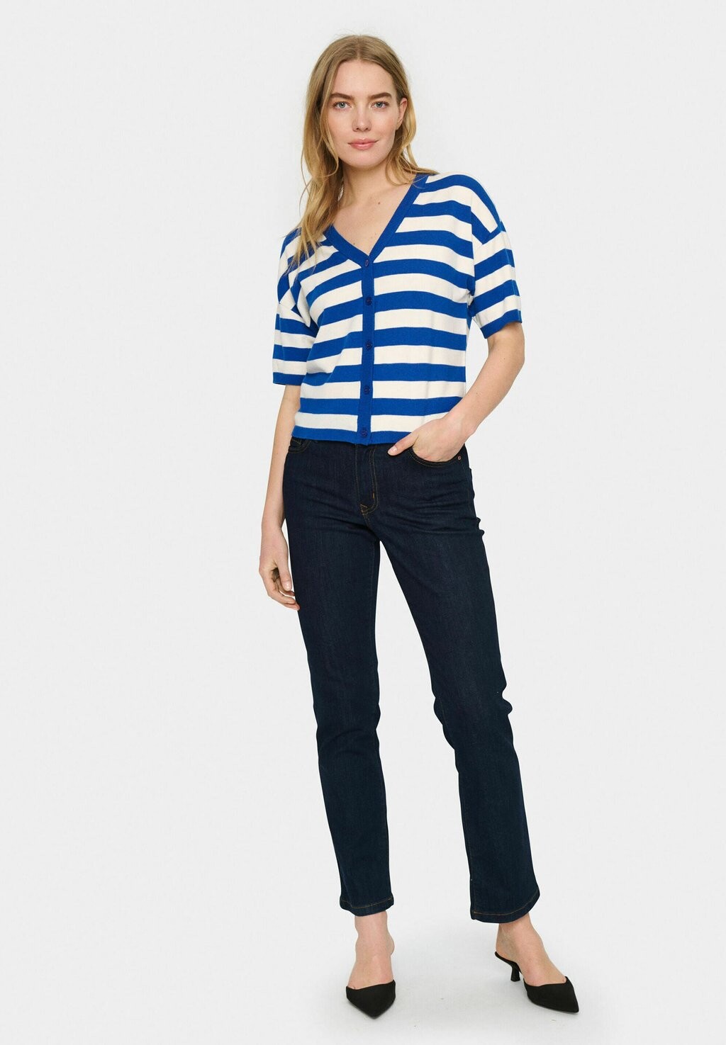 

Кардиган FIKAMSZ STRIPED Saint Tropez, синий