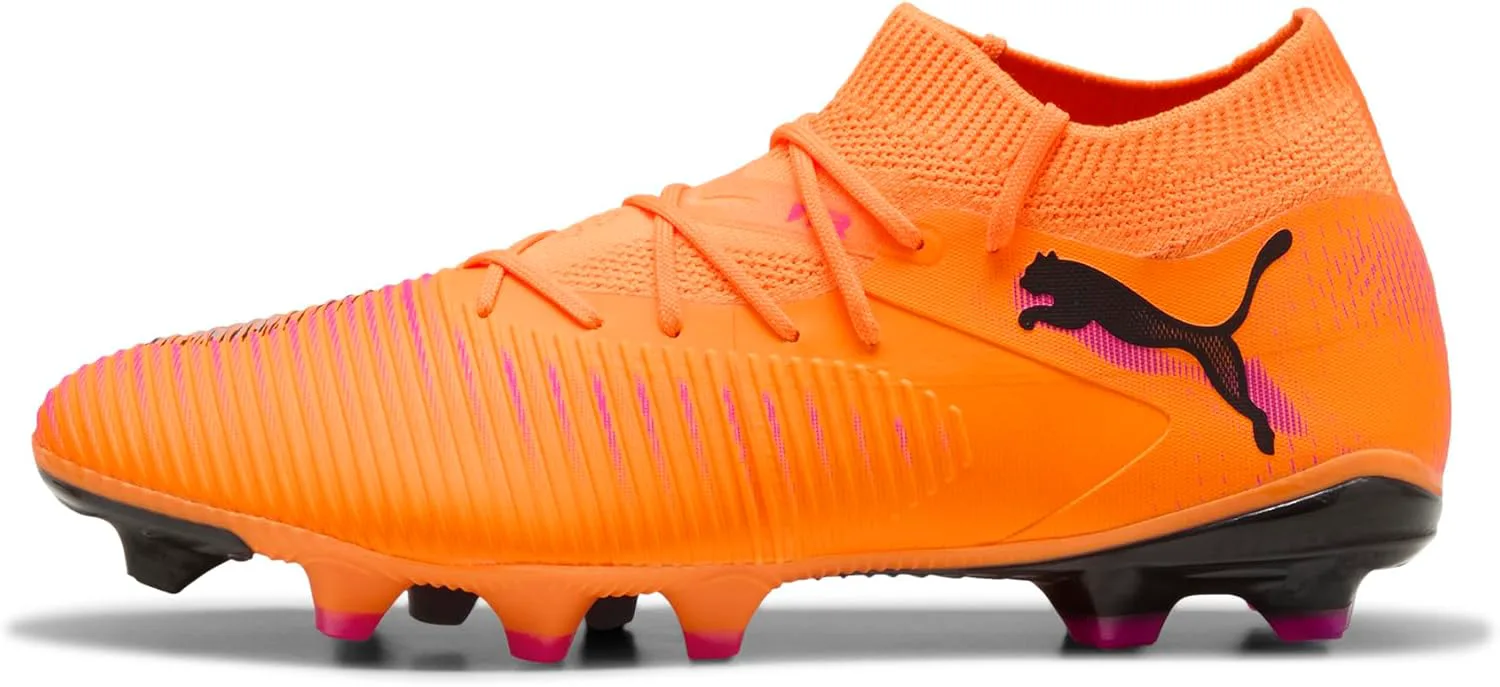 Футбольные бутсы Puma Men's Future 8 Match для твердого и искусственного покрытия, черный