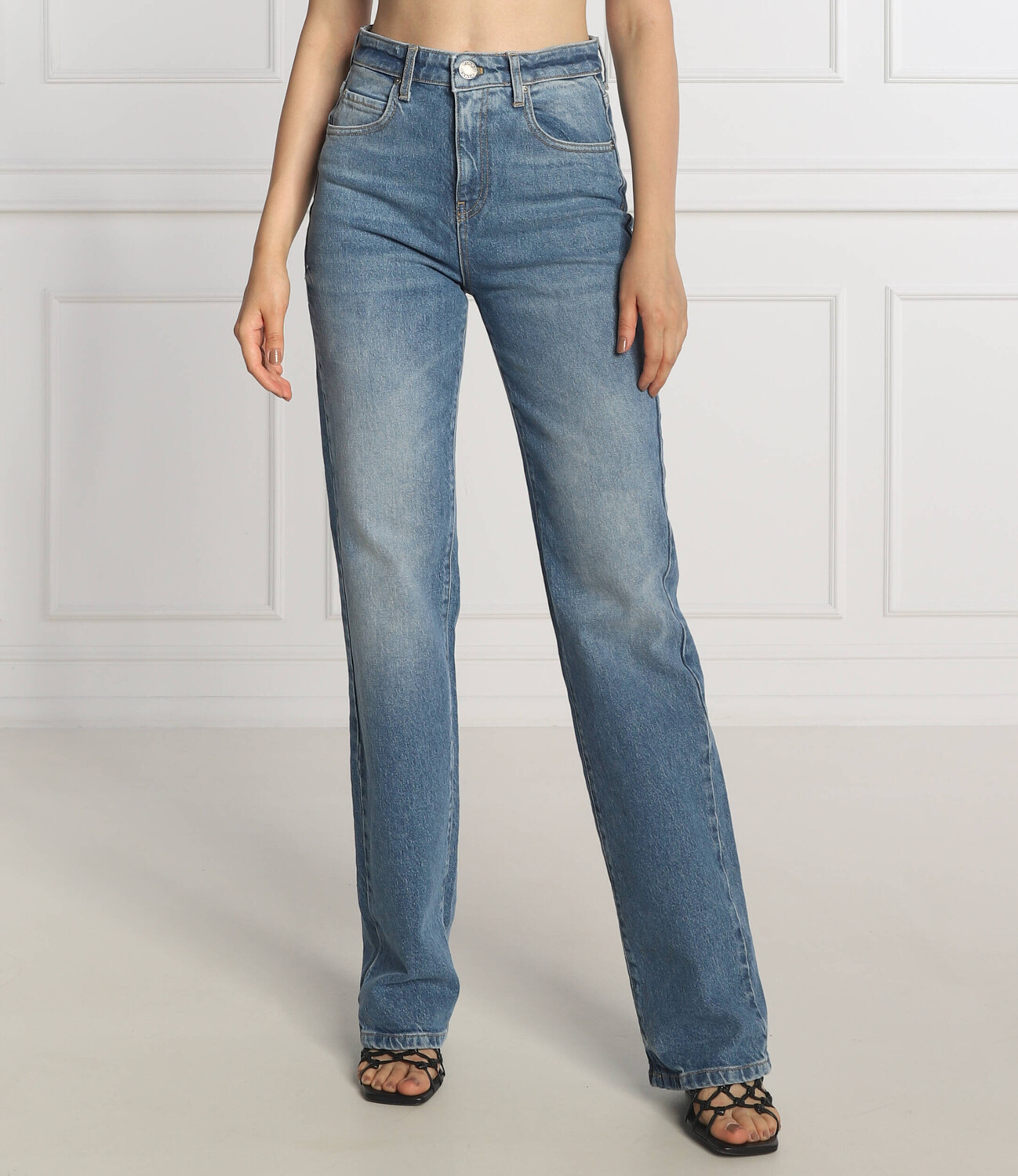 

Джинсы Pinko flavia flare fit, синий