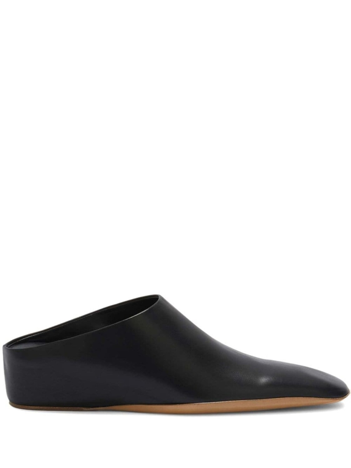 

Jil Sander мюли с квадратным носком, черный