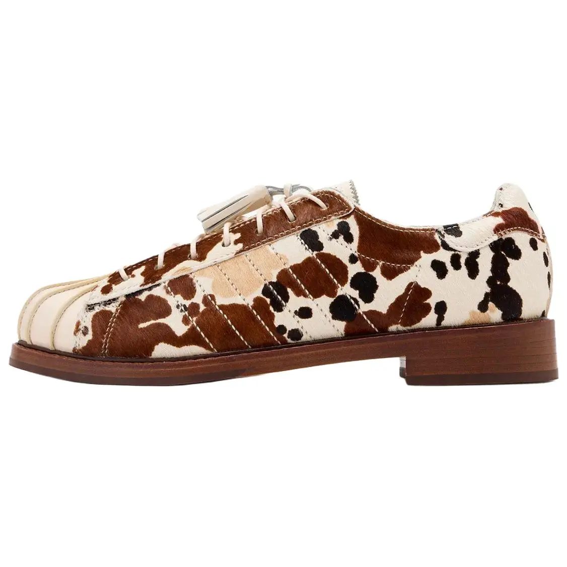 

Superstar Clot x Superstar 'Cow Print' Adidas Originals, коричневый