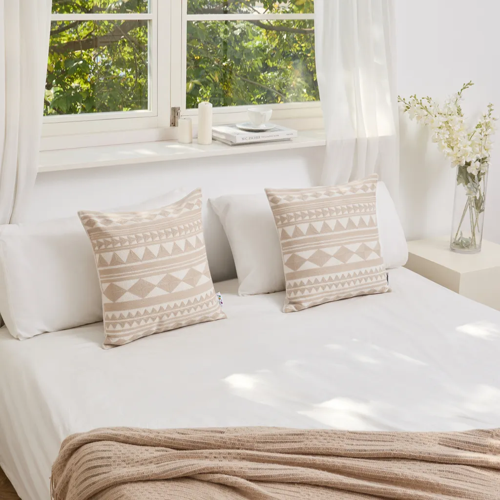 

Чехол для подушки Paco Home, бежевый
