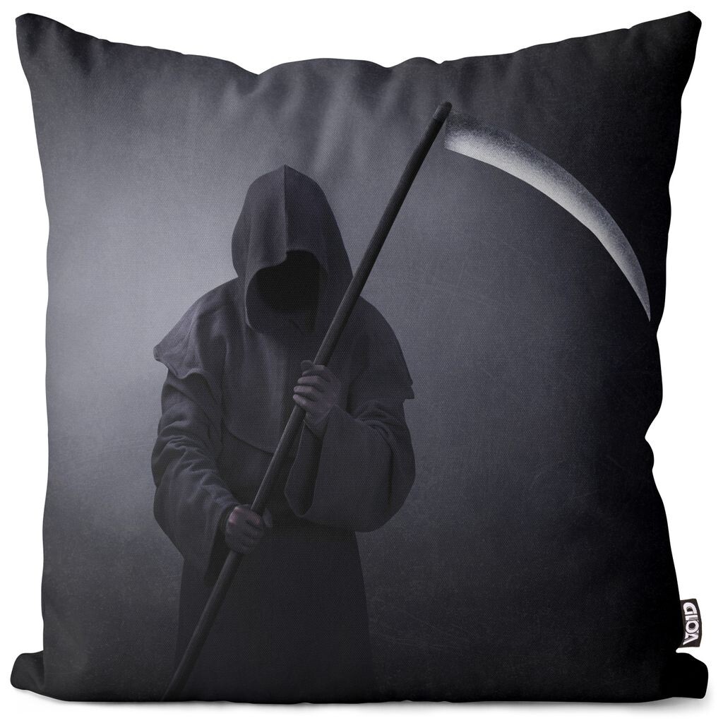 

Чехол на подушку VOID Grim Reaper Death, водонепроницаемая подушка из полиэстера для улицы и дома. Размер: 80 x 80 см.
