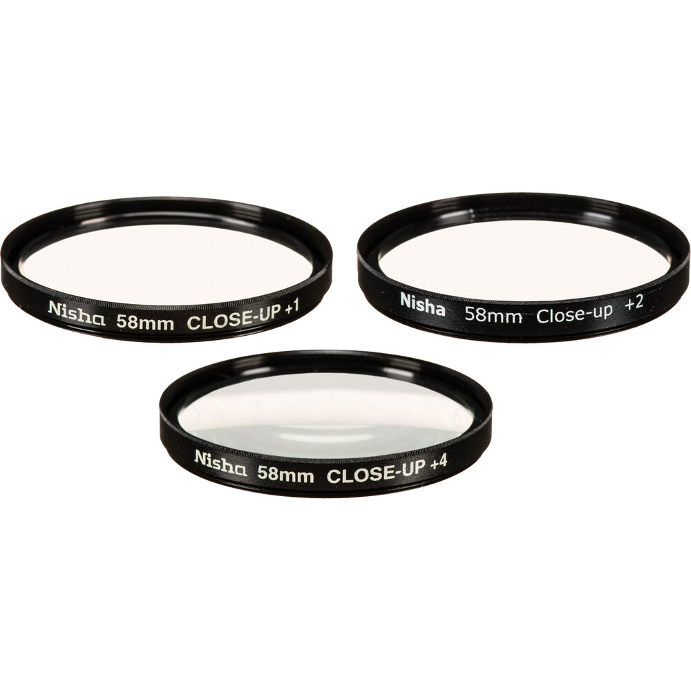 

Фильтр Nisha 58mm Close-Up Lens Set (+1/+2/+4) CU58