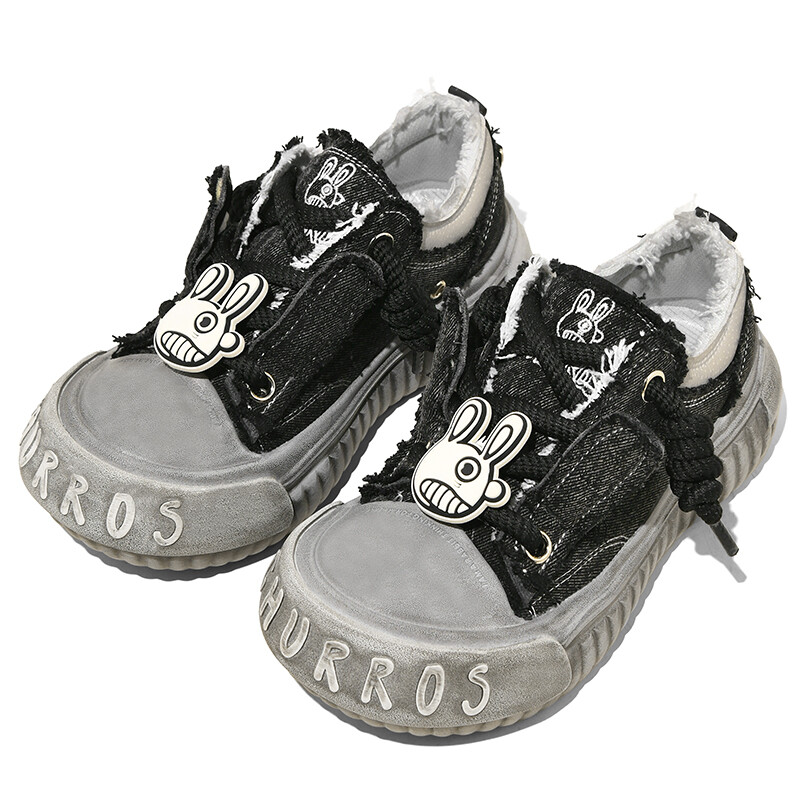 Холщовые кеды женские с низким верхом Churros, цвет Vintage Black — фото 3