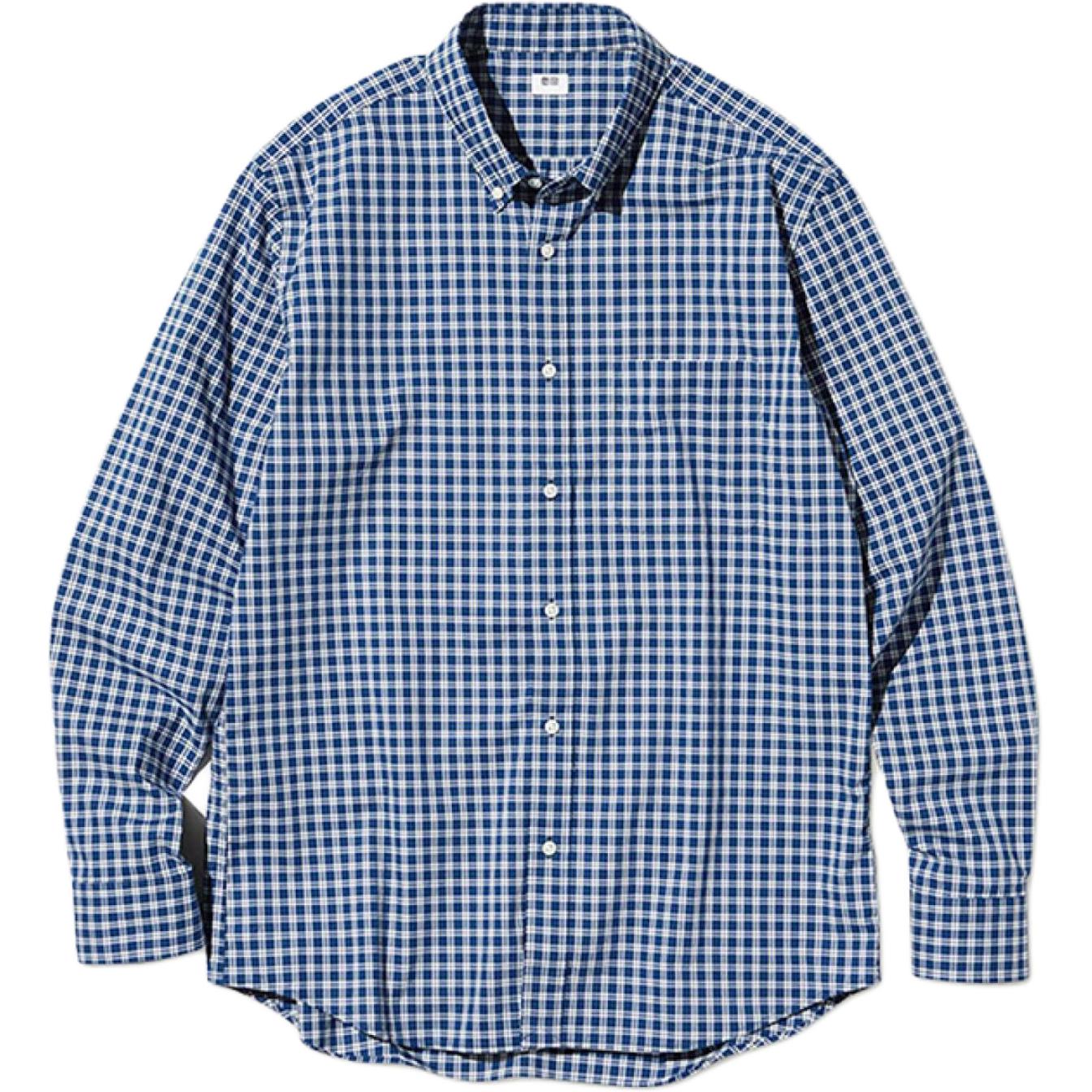 

Футболка унисекс голубая UNIQLO