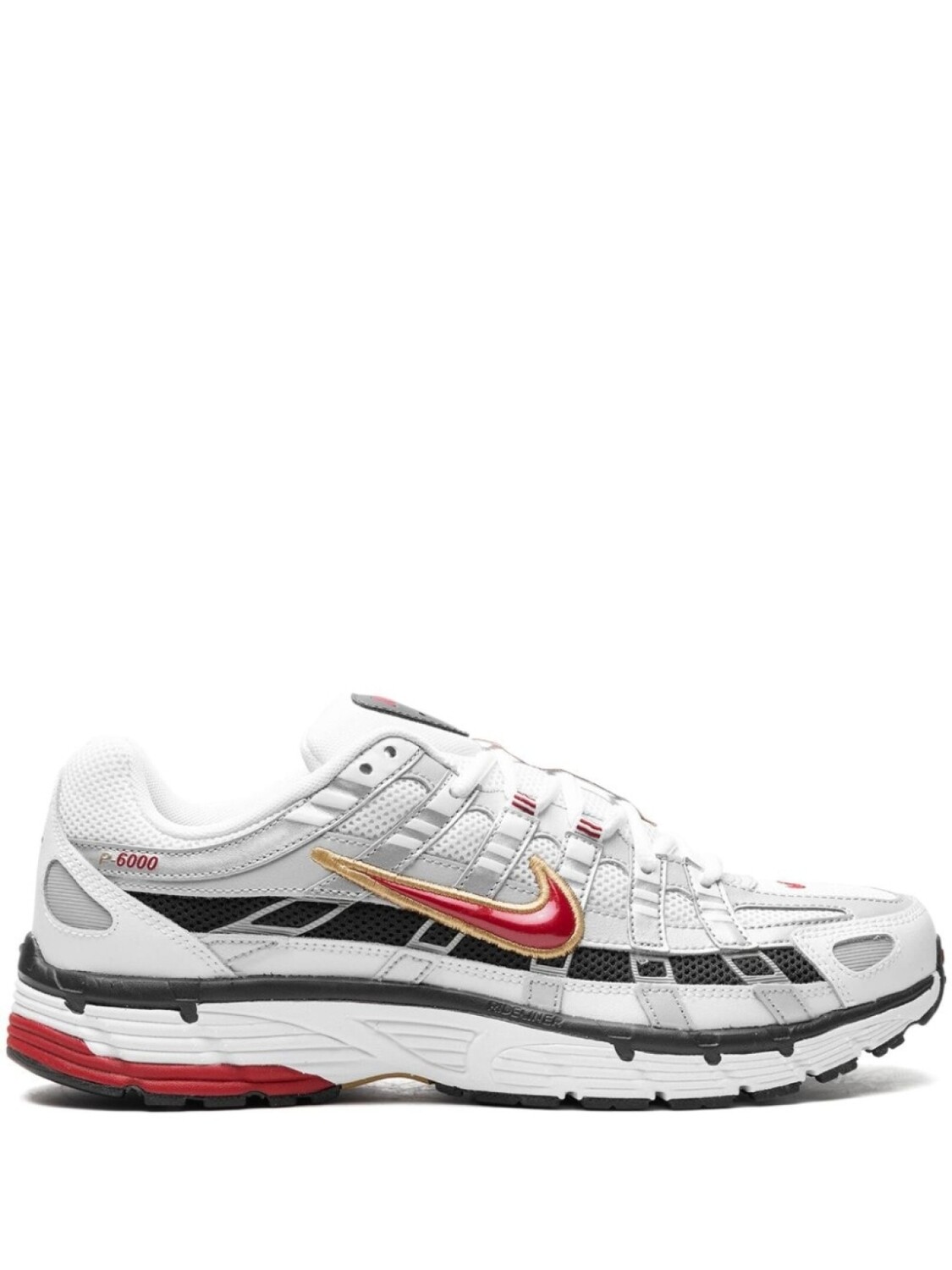 

Nike кроссовки P-6000 "Платиновый/Красный университетский", белый
