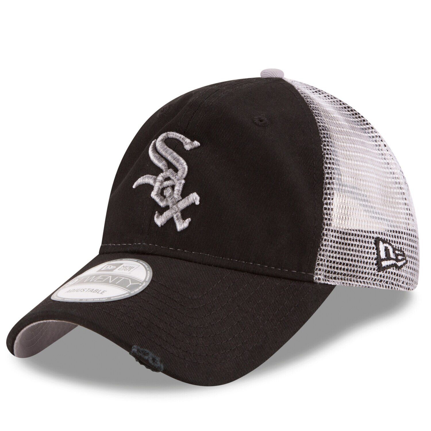 

Мужская регулируемая кепка New Era Black Chicago White Sox Team Rustic 9TWENTY