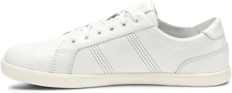 Мужские кожаные кроссовки Xero Shoes Dillon - минималистичные легкие мужские кроссовки без каблука, из натуральной кожи и с гибкой конструкцией, подходящей для повседневной носки и отдыха, White — фото 3