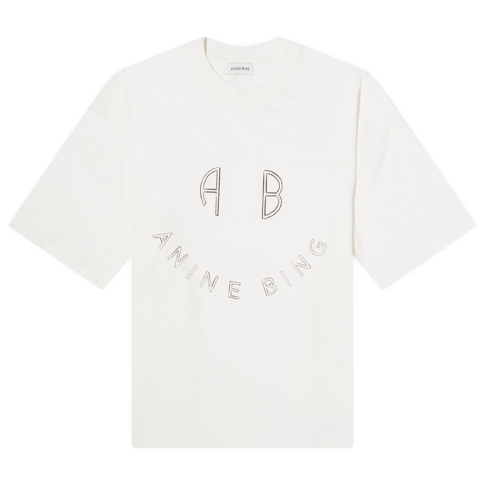 

Футболка Anine Bing Kent T-Shirt, цвет Ivory