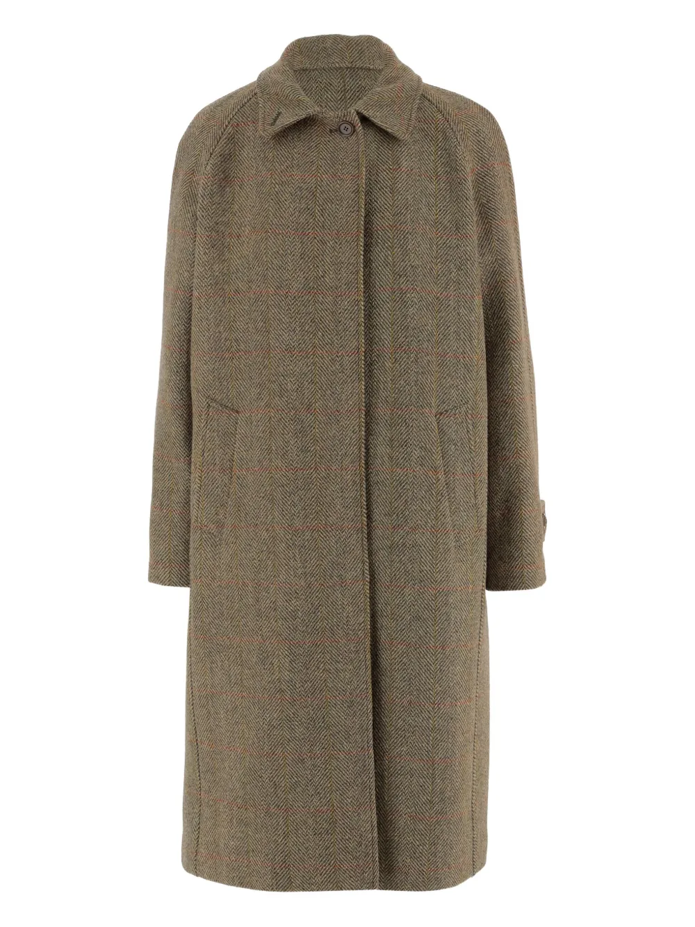 

Пальто с рисунком "елочка" Aspesi, нейтральный