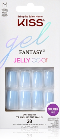 

Искусственные ногти KISS Gel Fantasy Jelly Color, Jelly Crushin 28 szt.