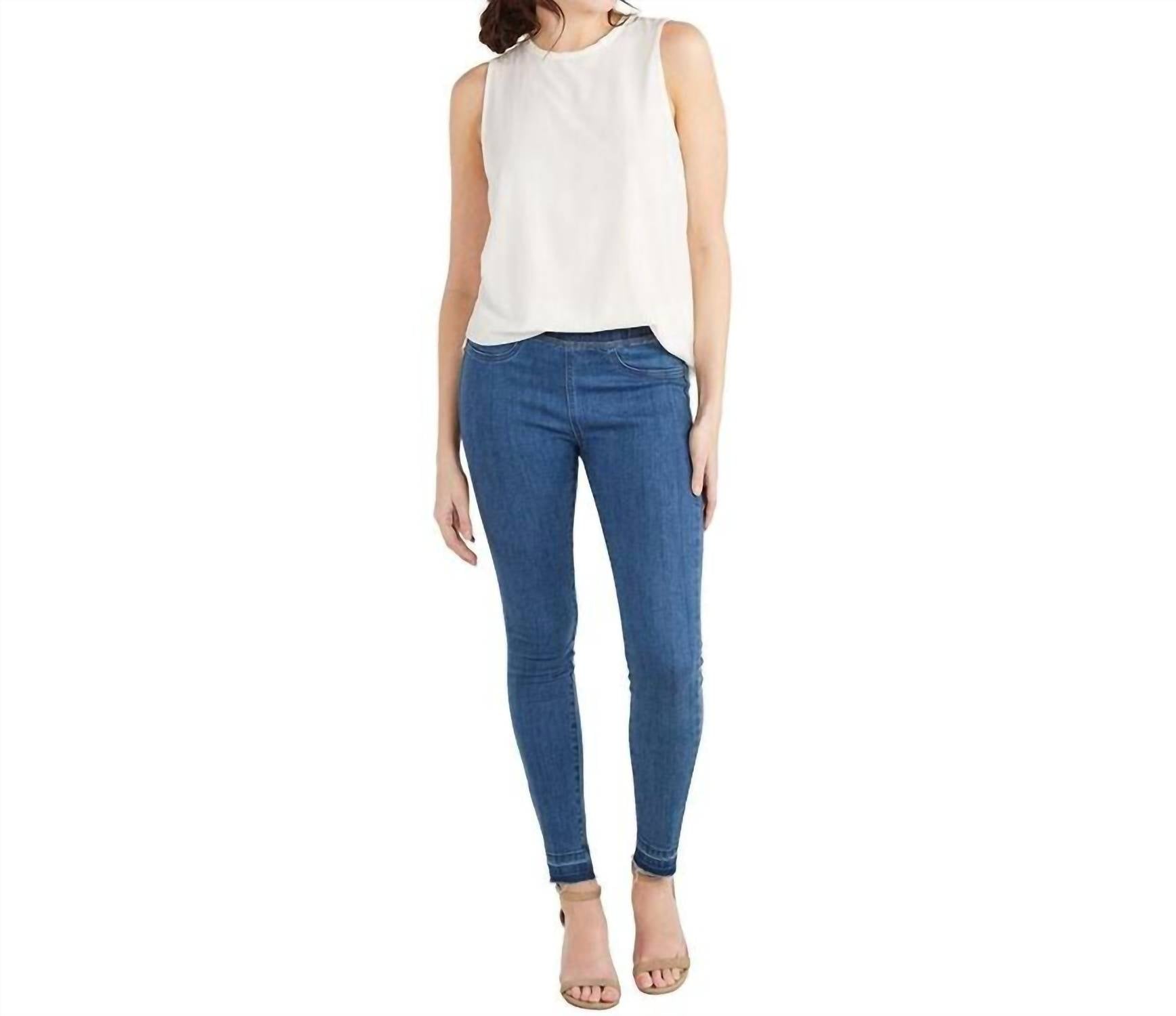 

Леггинсы Sarah Denim средней степени стирки mudpie, цвет medium wash