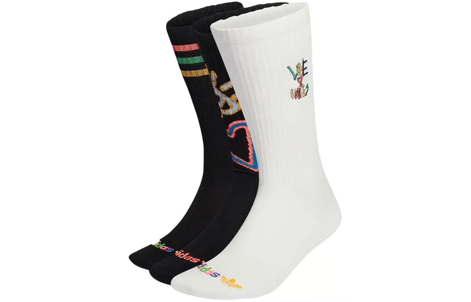 Носки гольф унисекс набор из 3 пар Adidas Originals, 3 Pack (Black/Jade White/Black)