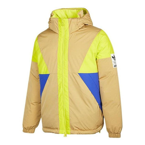 

Куртка originals revers down jackets 'tan yellow' Adidas, бежевый