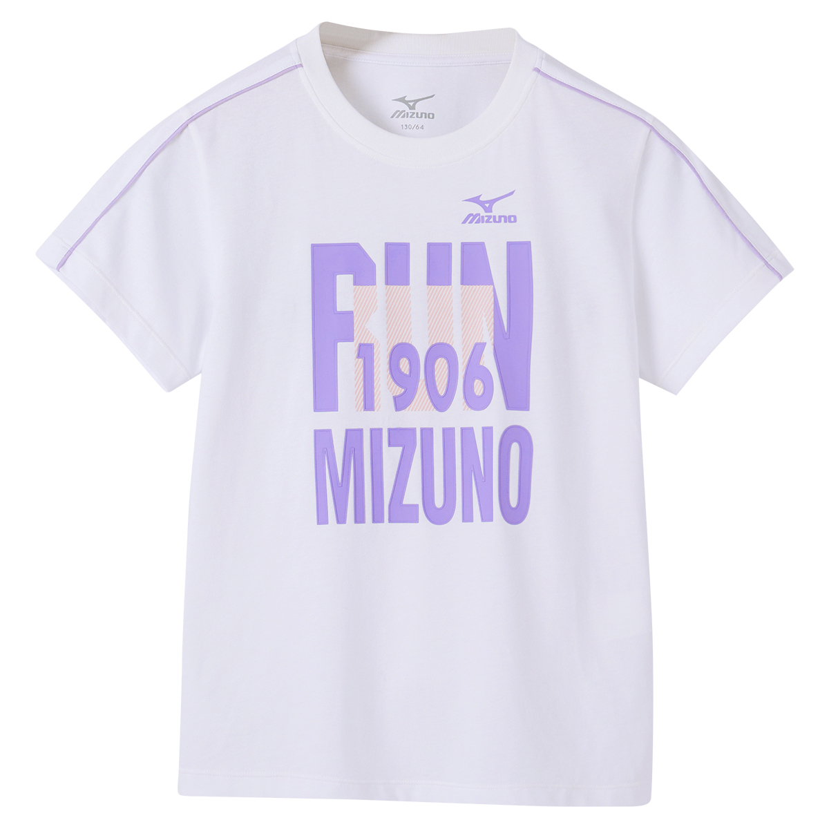 Футболка школьная Mizuno Синяя — фото 2