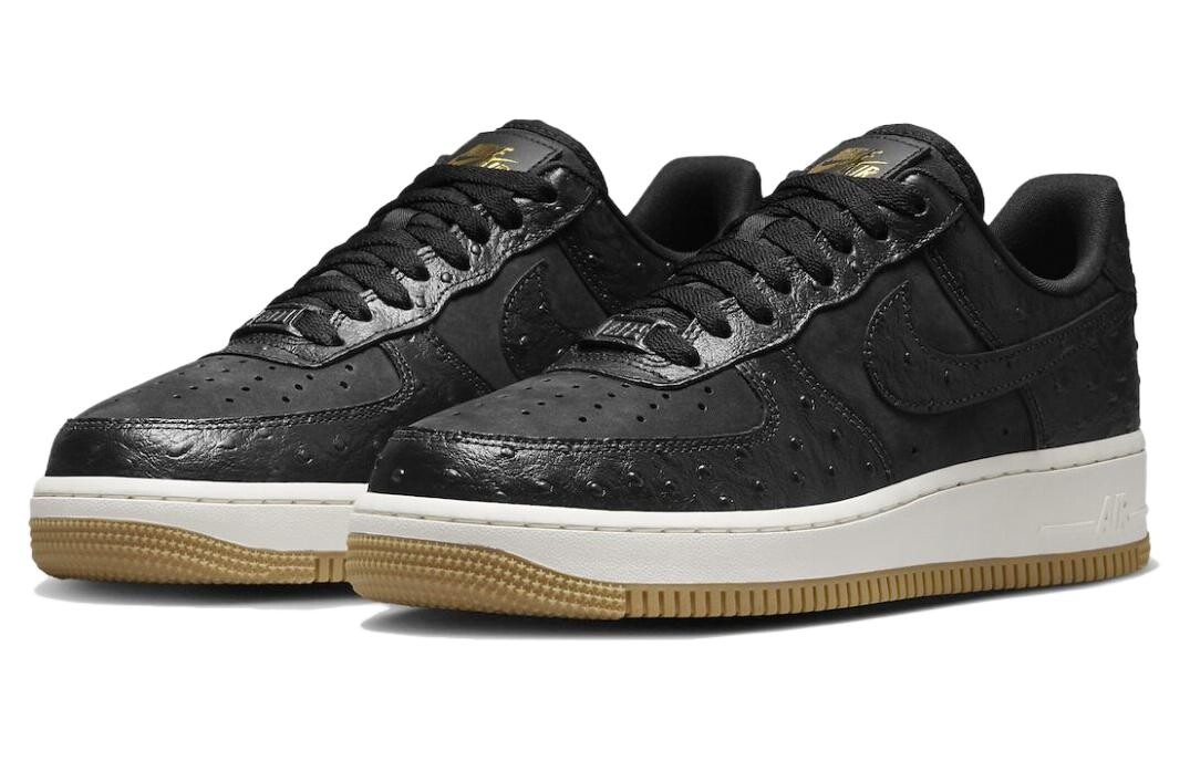 Мужские кроссовки Nike Air Force 1, черные — фото 3