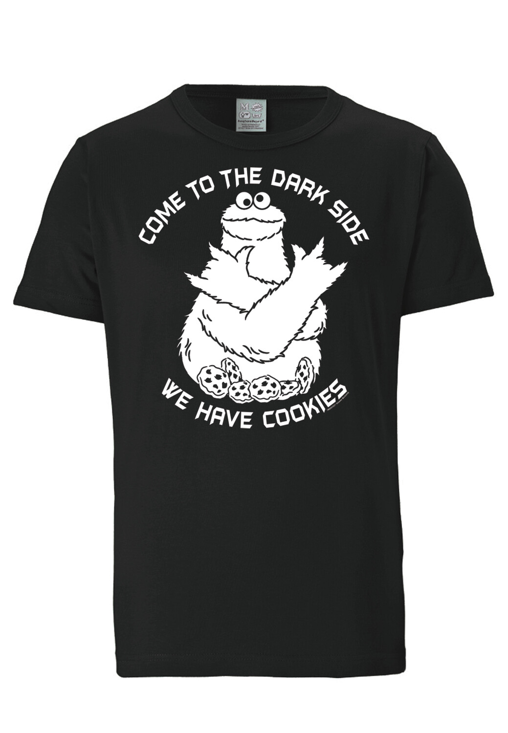 

Футболка Logoshirt Sesamstrasse – Krümelmonster Dark Side, черный