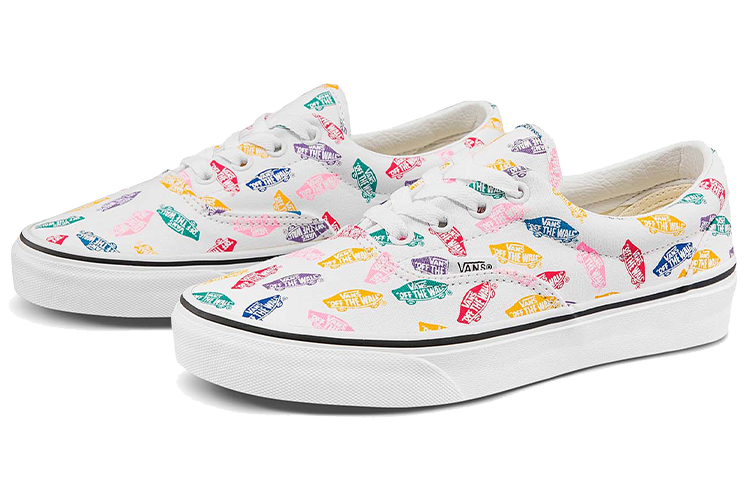 

Кроссовки Vans Unisex Era Low-Top Printing Sneakers White Multi-Color