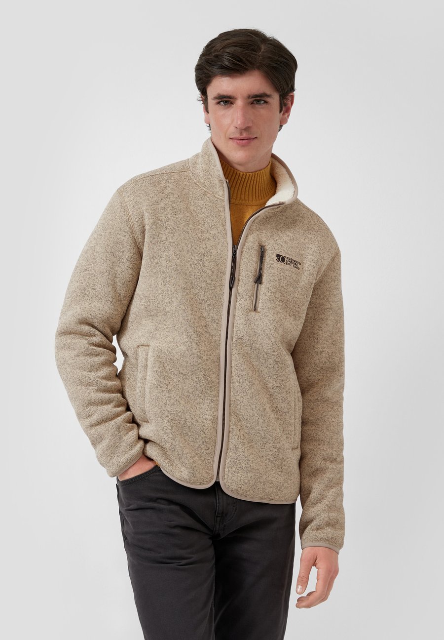 

Толстовка s.Oliver Zip-up sweatshirt, Helles Beige/Beige
