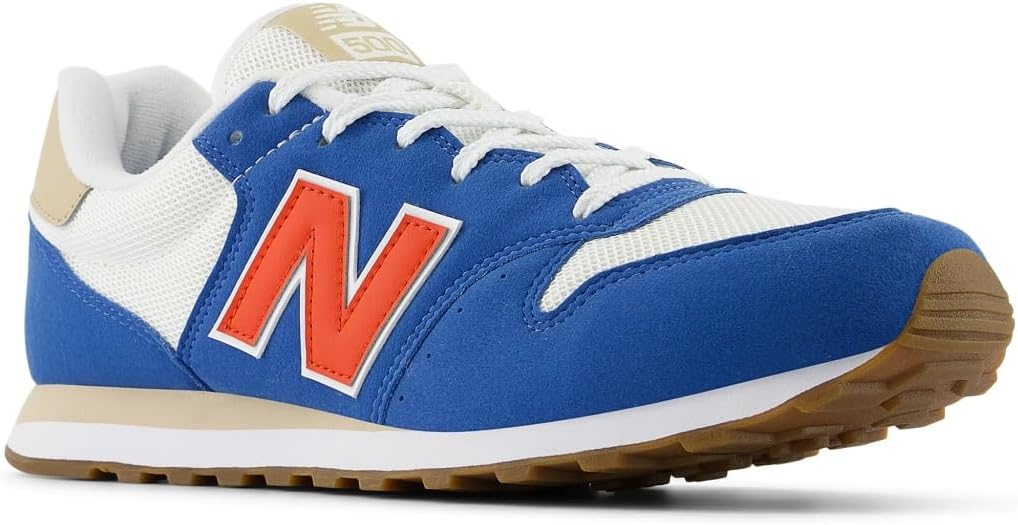 Мужские гимнастические кроссовки New Balance, Sea Stone Blue Red — фото 4