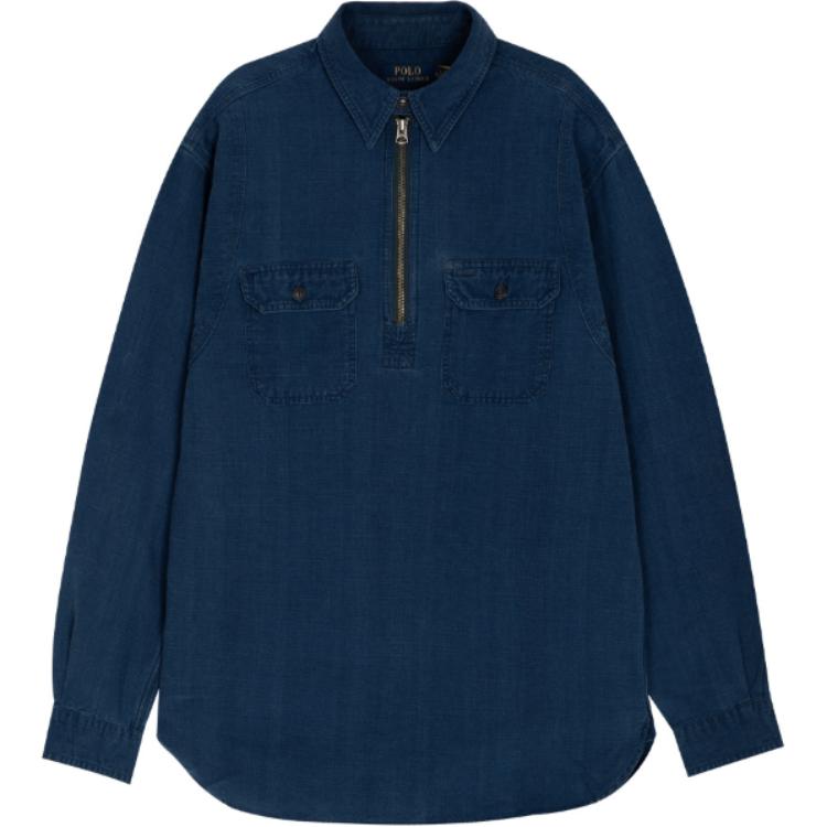 

Polo Ralph Lauren Мужская синяя рубашка