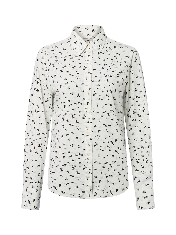 

Блузка цвета экрю и черного цвета Marc O'Polo