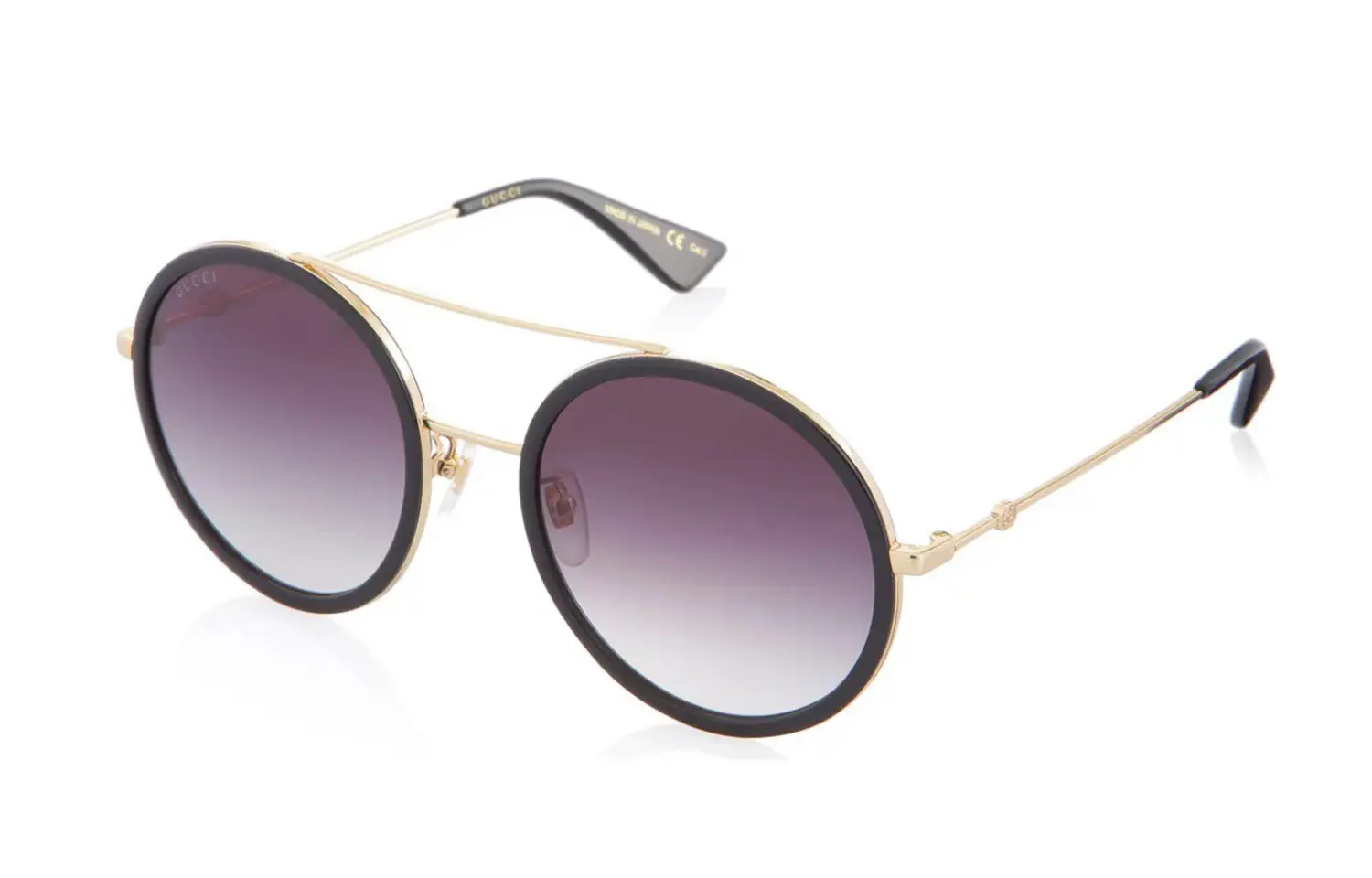 

Солнцезащитные очки Gucci Round Frame женские, черный