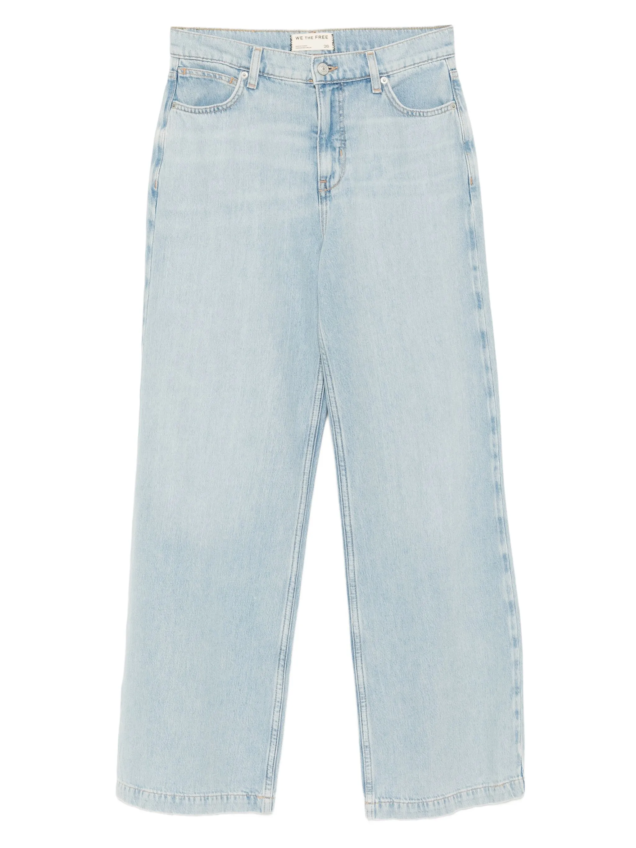 

Джинсы в полоску Free People, синий