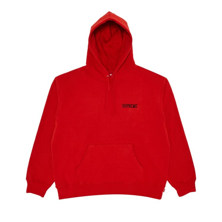 

Толстовка Supreme On God Hooded Sweatshirt, цвет Burnt Red