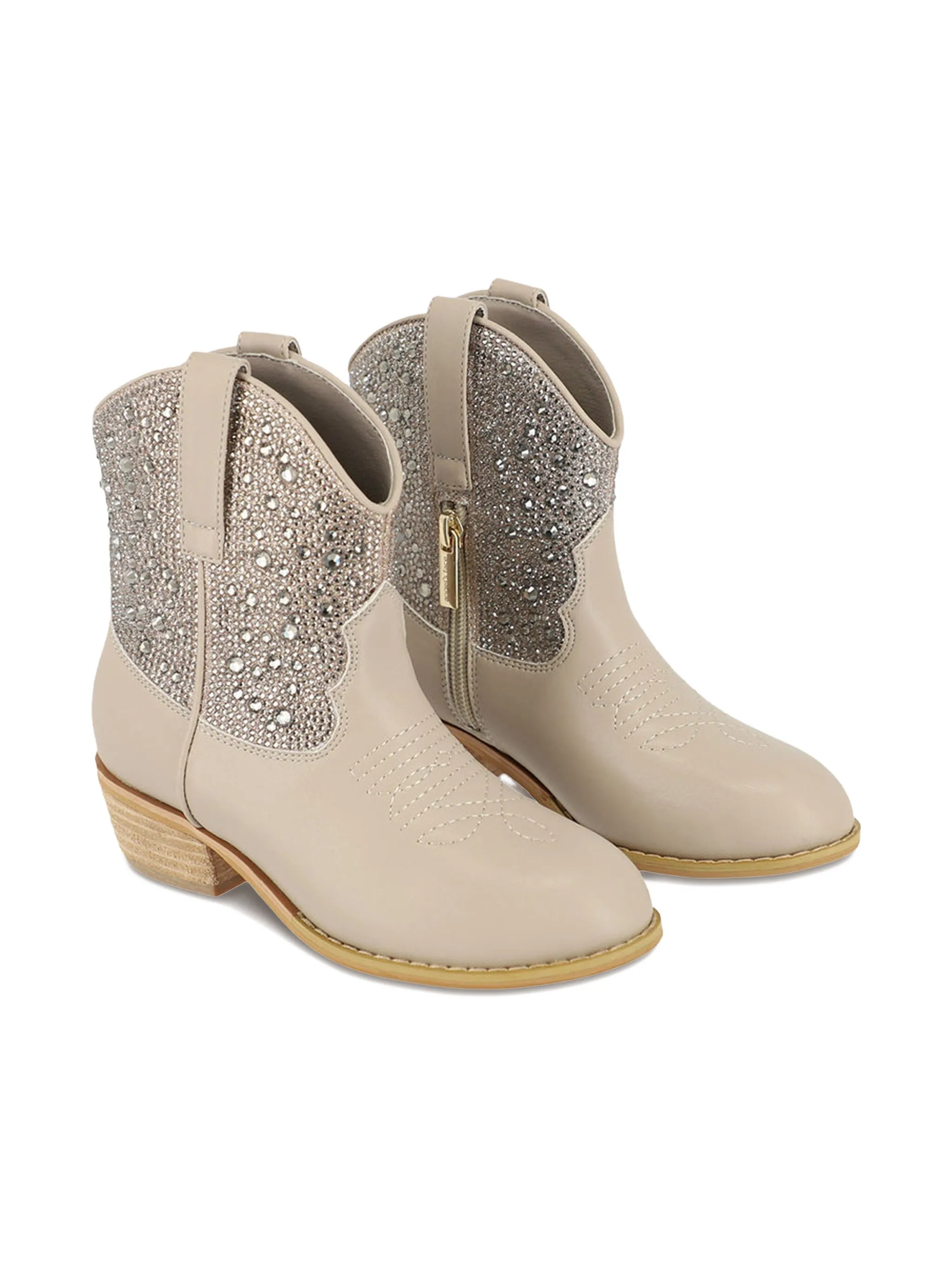 

Ботинки со стразами Angel'S Face Kids, бежевый