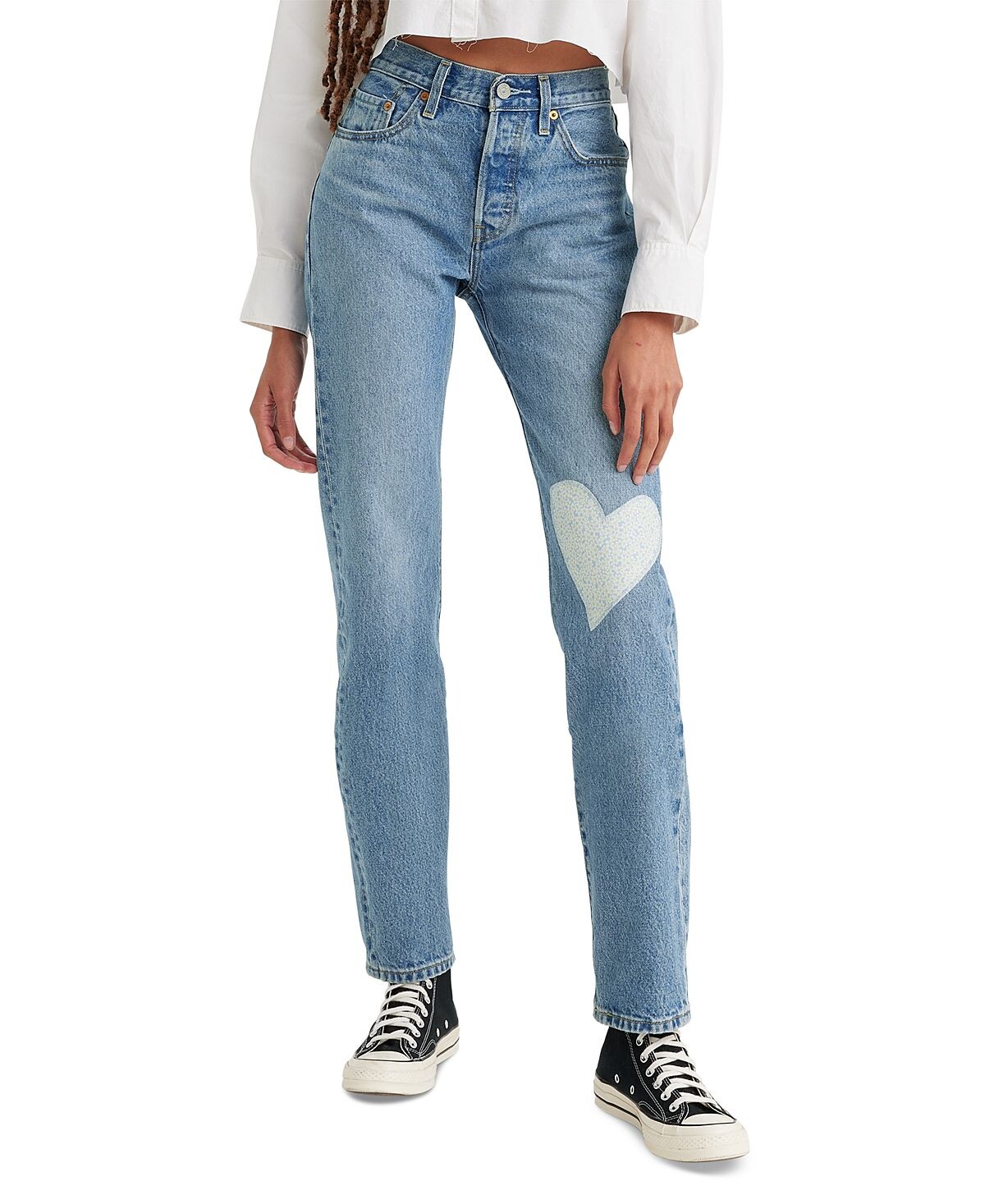 

Женские джинсы прямого кроя 501 оригинального кроя Levi's