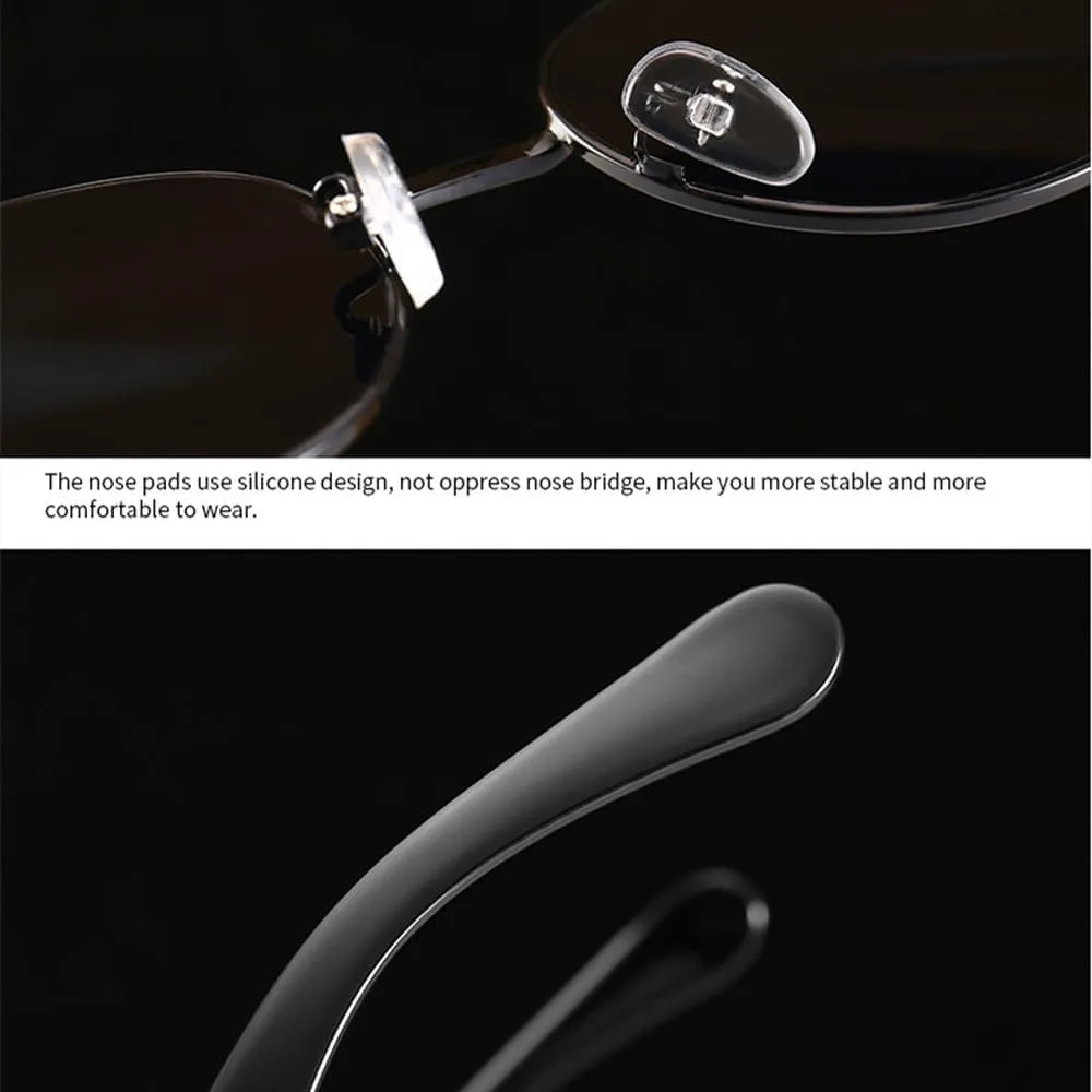 

Модные винтажные овальные солнцезащитные очки для мужчин и женщин, ретро круглые солнцезащитные очки в стиле стимпанк для мужчин и женщин TKKTLLT, Gold Tea