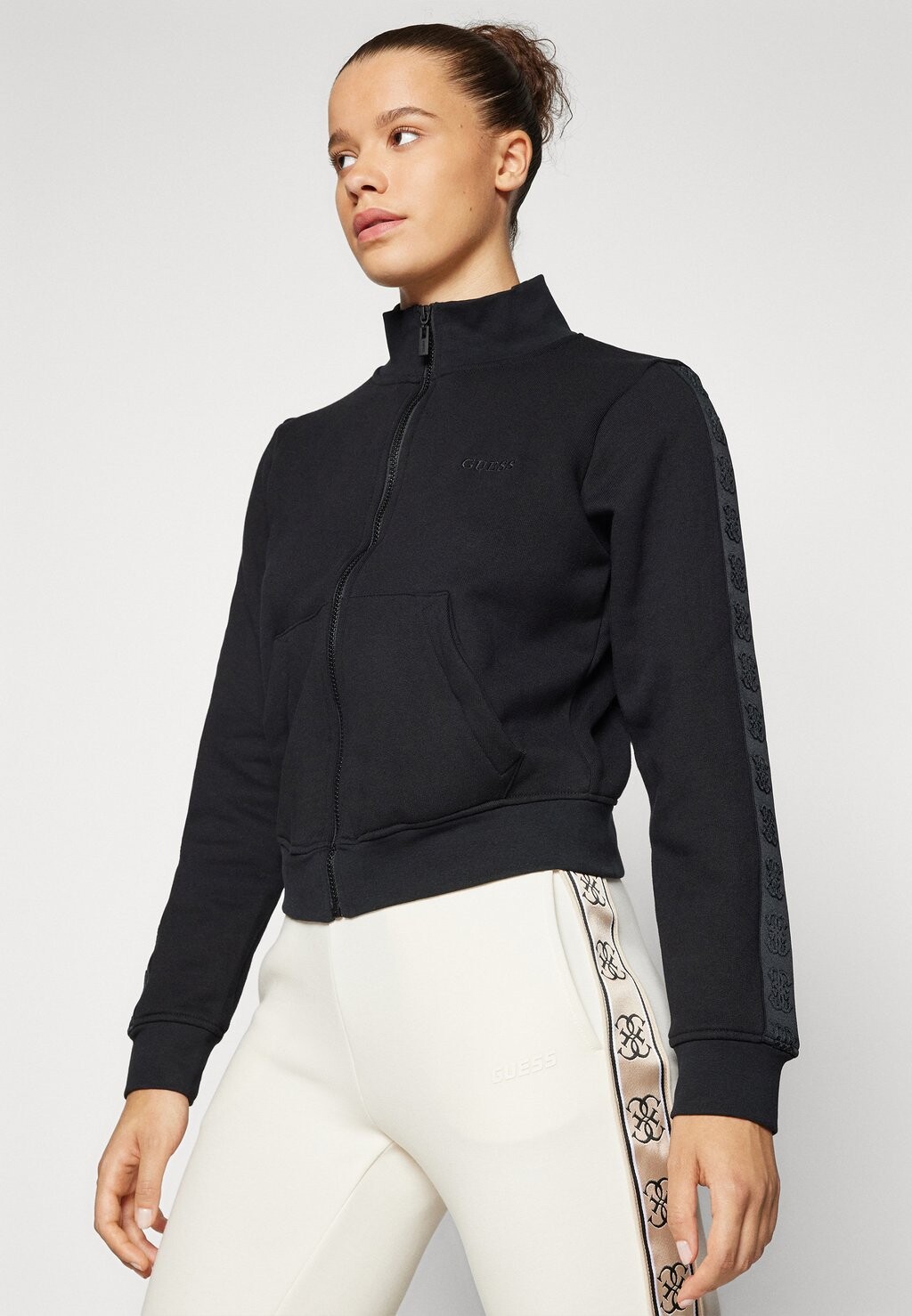 

Толстовка на молнии STACIE FULL ZIP SWEATSHIRT Guess, черный