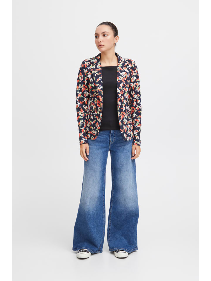 

ICHI Блейзер IHKate regular fit in Total Eclipse Multi aop