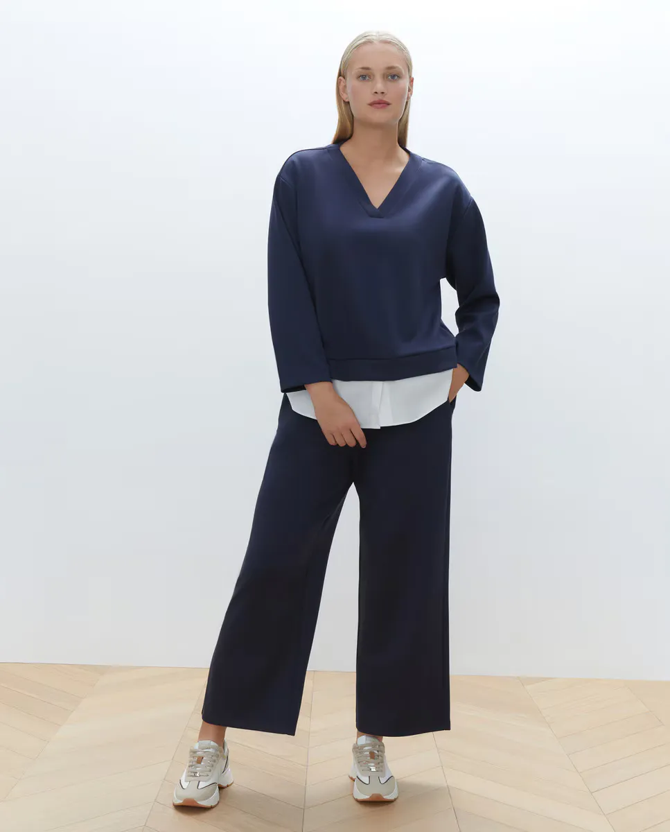 

Женские трикотажные брюки Couchel, цвет 430 Azul Oscuro