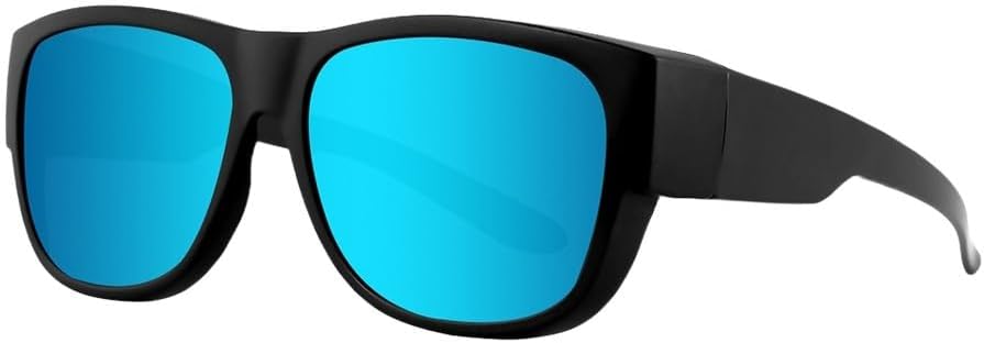 

Поляризованные солнцезащитные очки для мужчин и женщин, надеваемые поверх обычных очков, солнцезащитные очки с обтекаемой формой, lentes de sol mujeres y hombres UV400 UJNHGQ, C2 Black Blue