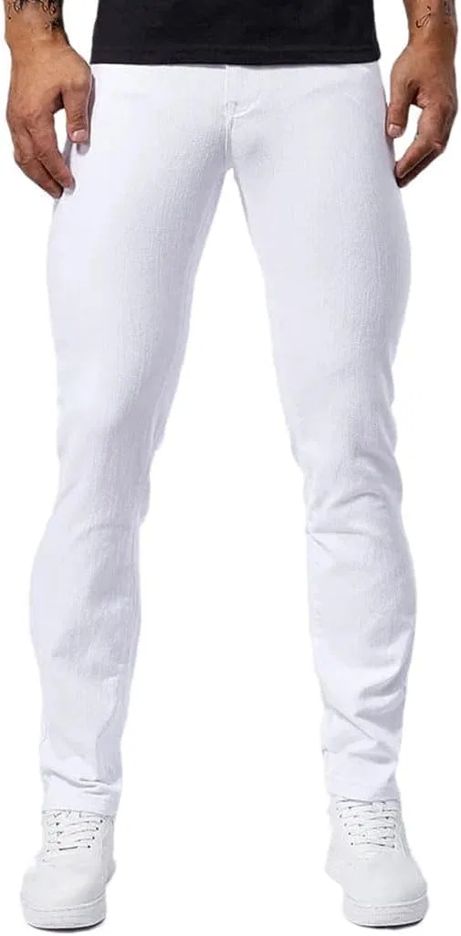 Джинсы, stretch, белый