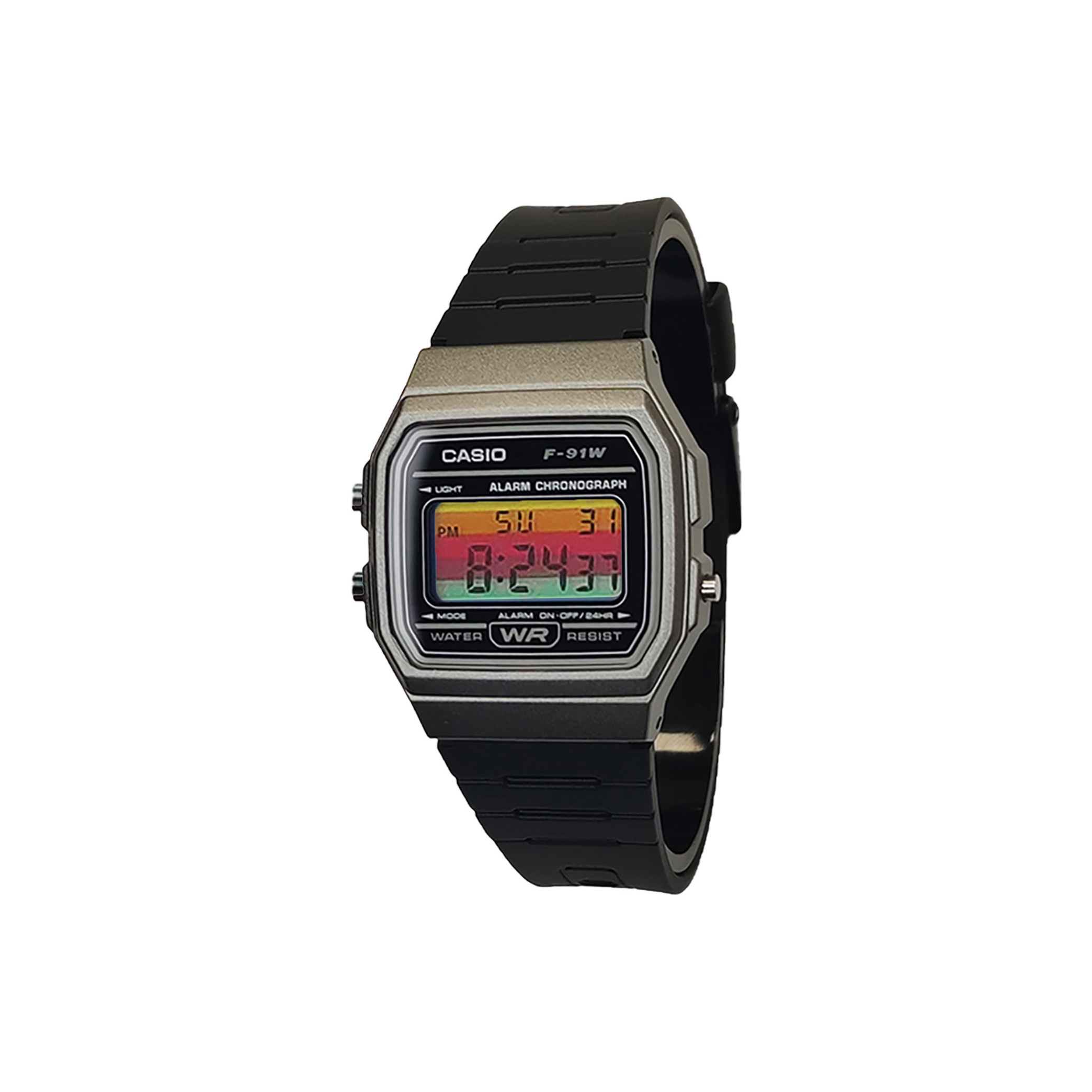 

CASIO Часы Retrofit Series Quartz Movement Resin Strap Watch Unisex Black Dial