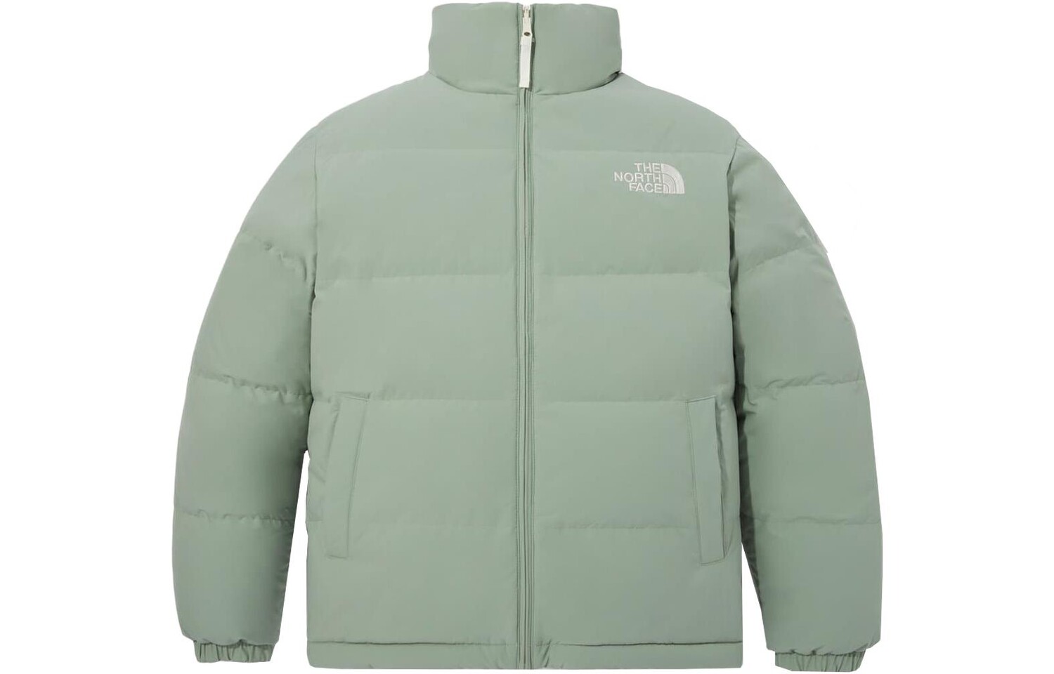 

Пуховик унисекс зеленый The North Face, зеленый
