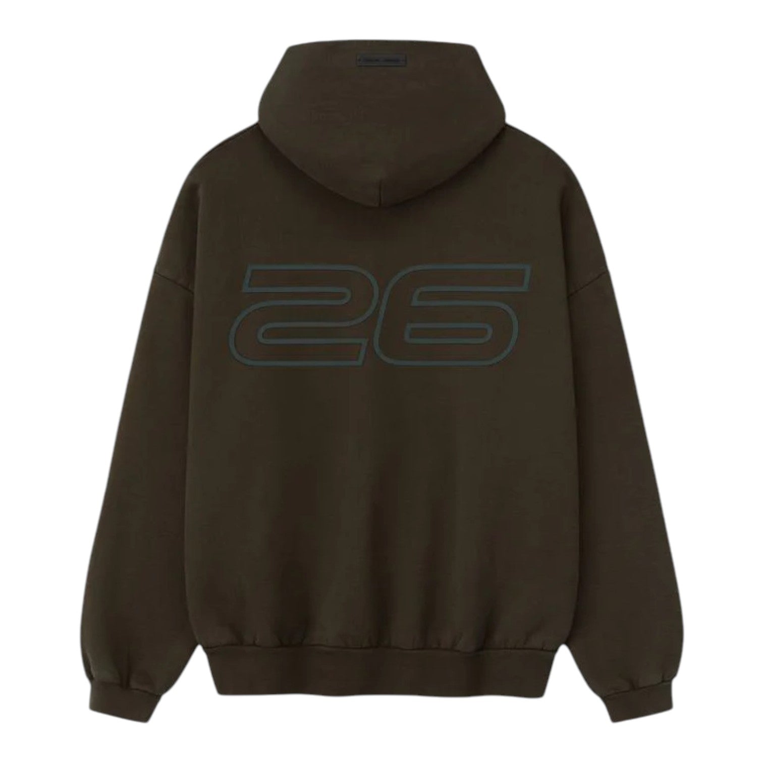 Толстовка Fear of God Essentials из плотного флиса в стиле 90-х, коричневая — фото 2