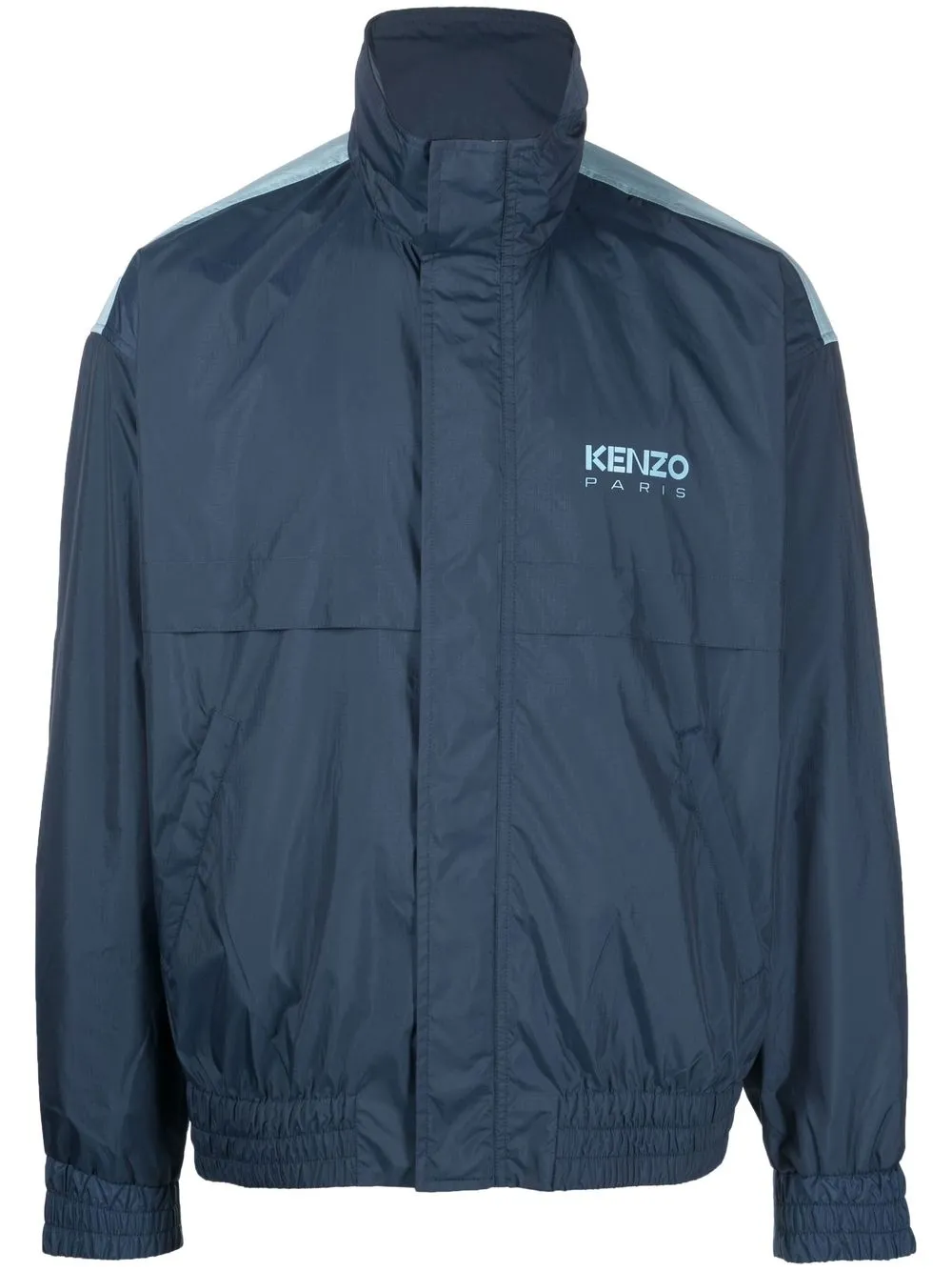 

Куртка с вышитым логотипом KENZO, синий