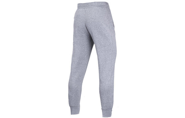 Спортивные штаны Air Jordan FLIGHT FLEECE Fleece Lined Casual Sports Long Pants light grey, серый — фото 2