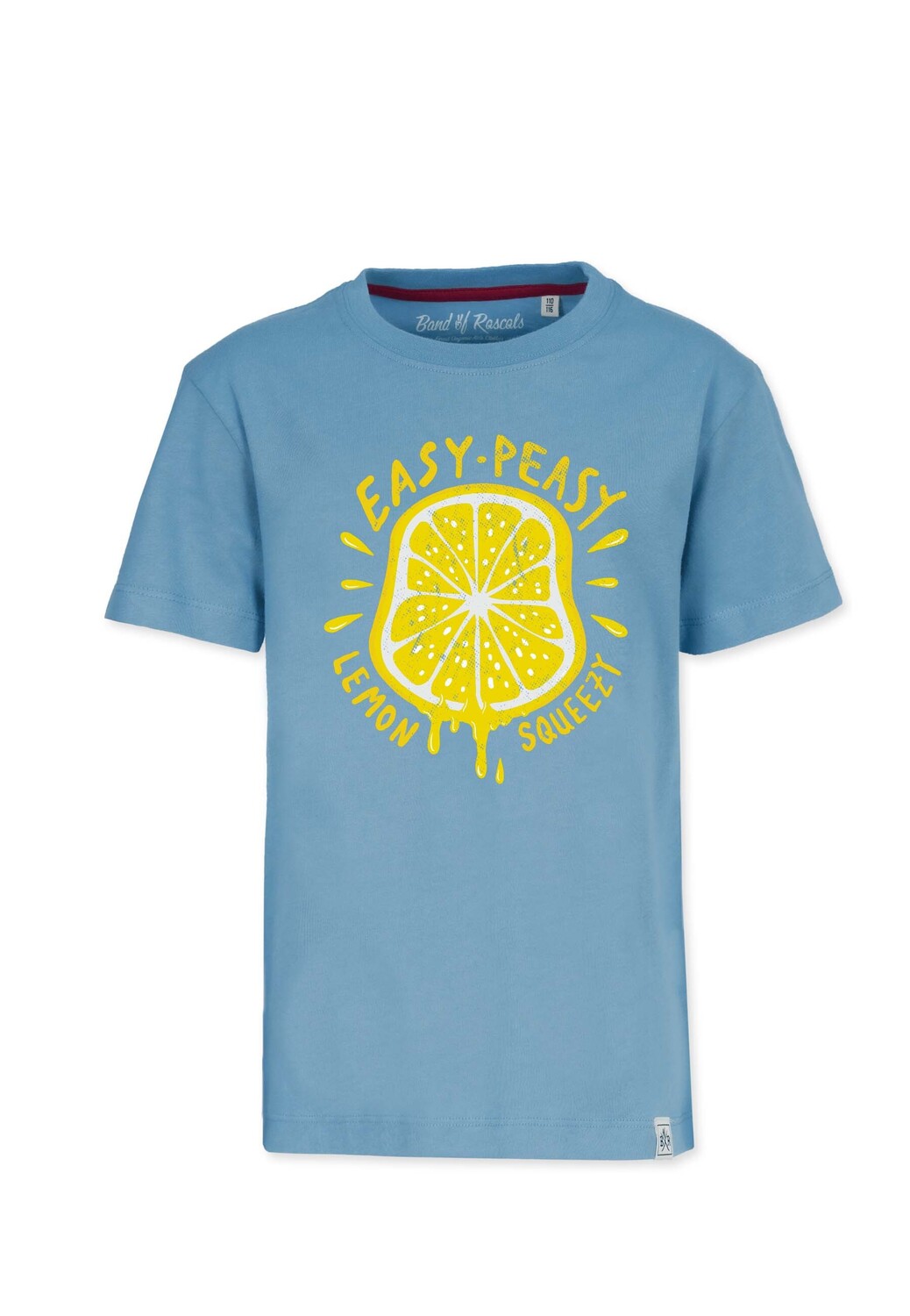 

Футболка Band of Rascals s Lemon, цвет aegean blue