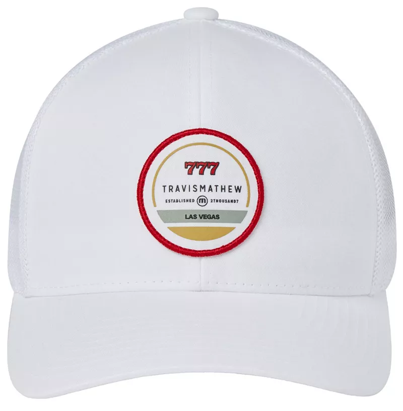 

Мужская кепка для гольфа TravisMathew Mojave Sunrise 2.0 NV State Snapback, белый