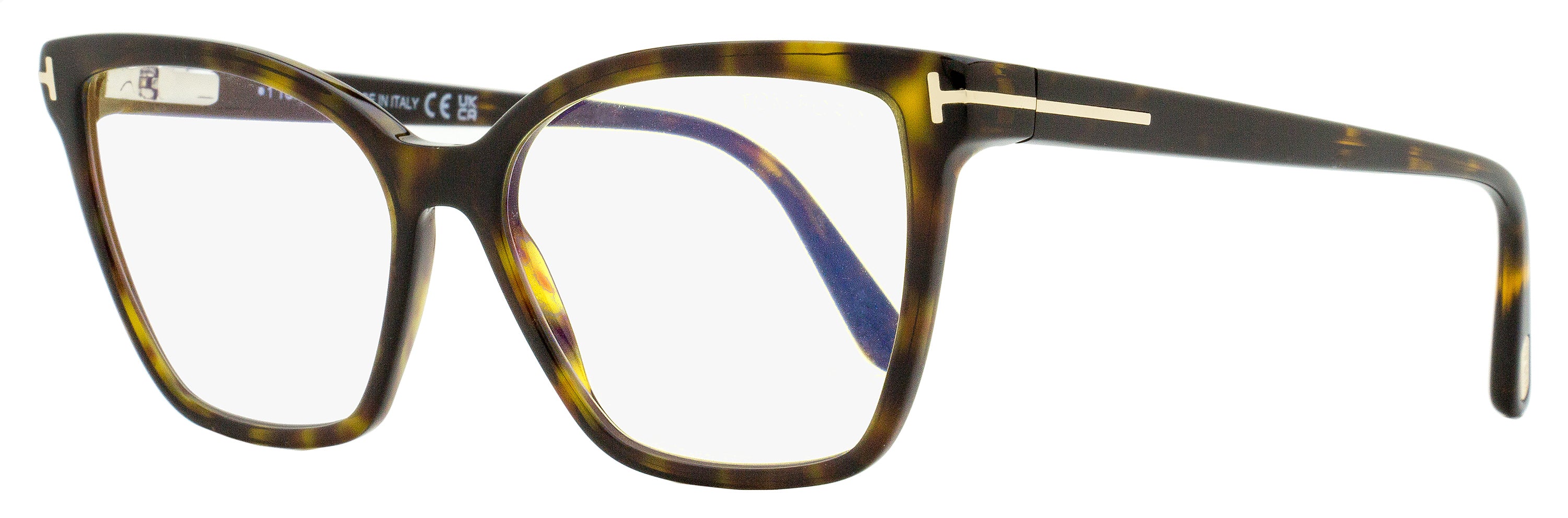 

Женские очки Tom Ford Blue Block TF5812B 052 Dark Havana 53 мм